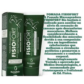 Kit Com 12 Pomada Fisiofort Massageadora Bio Instinto 150G