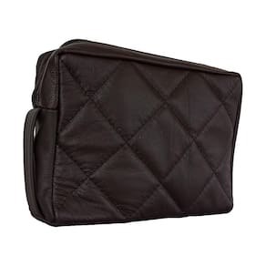 Pasta Bolsa Ccb Tradicional Gg Couro Costurado Marrom R1802