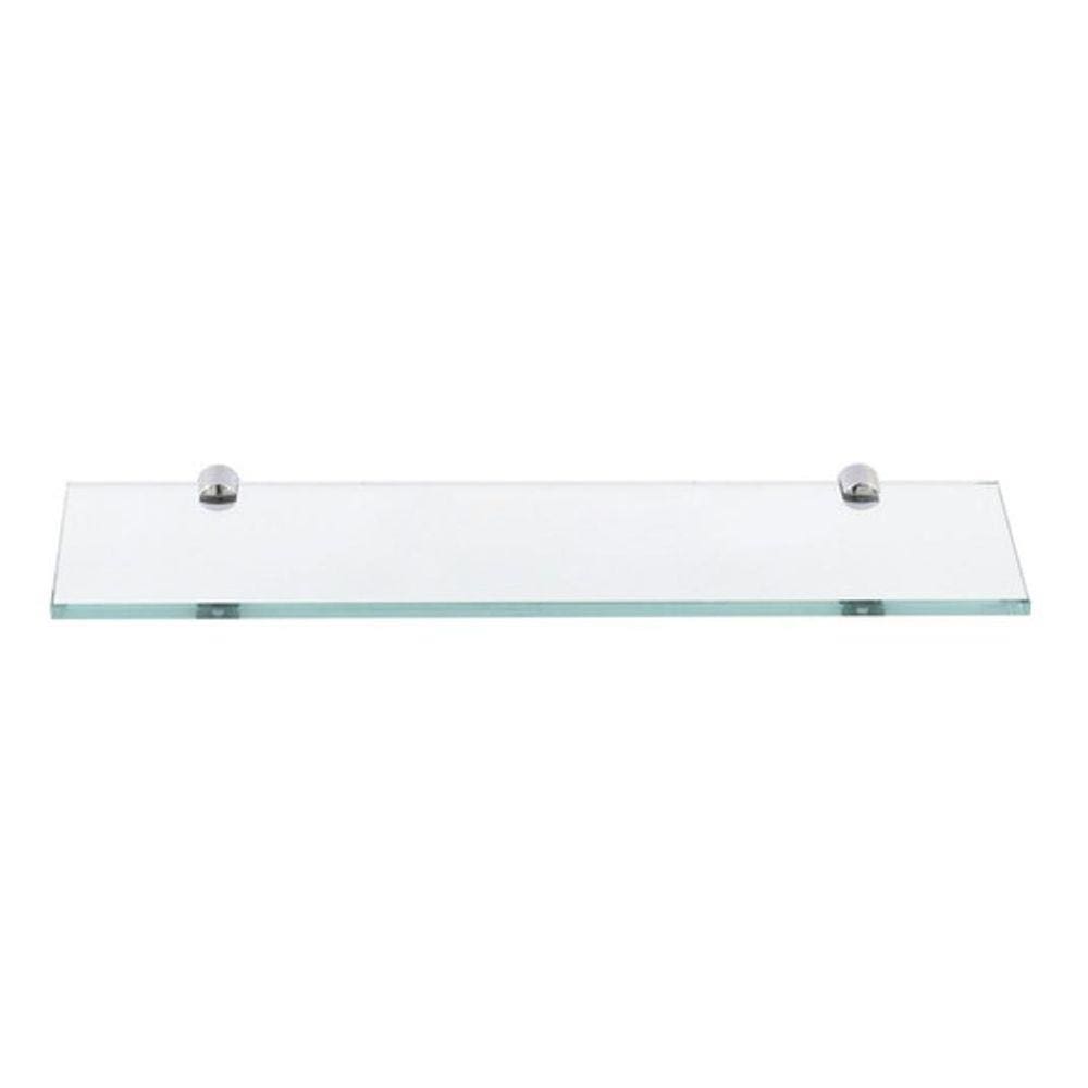 Porta Shampoo Reto - Fixação Por Parafuso - Vidro E Metal