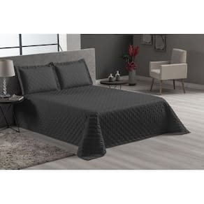 Jogo De Cama Preta 4 Peças Luxo Casal Padrão Veneza