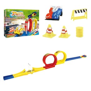 Pista Looping com lançador Grande Brinquedo
