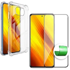 Capa Capinha + Película 9D Cerâmica Poco X3