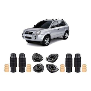 Kit Batente Completo Dianteiro Traseiro Tucson 2005 A 2017