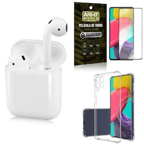Kit Capinha M53 5G + Fone Ouvido Bluetooth Ly122 + Película