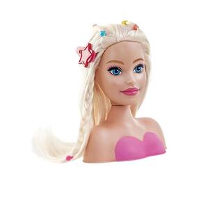 Pupee Barbie Styling Head Faces, Rosa, Busto, 14 peças