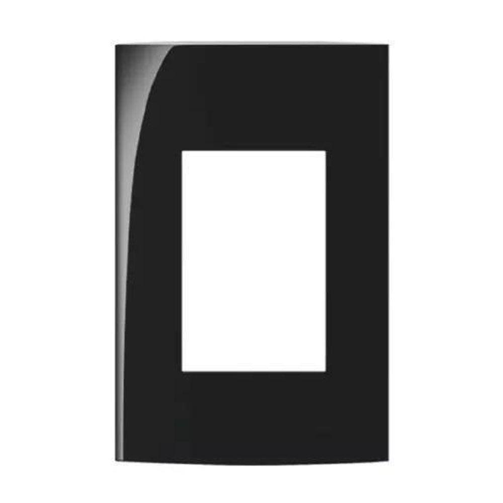 Linha Sleek - Placas 42 3 Postos Horizontais - Ebony