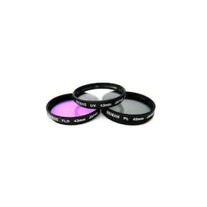 Kit Com 03 Filtros Multi-Revestidos De 43Mm Zeikos Flk-43