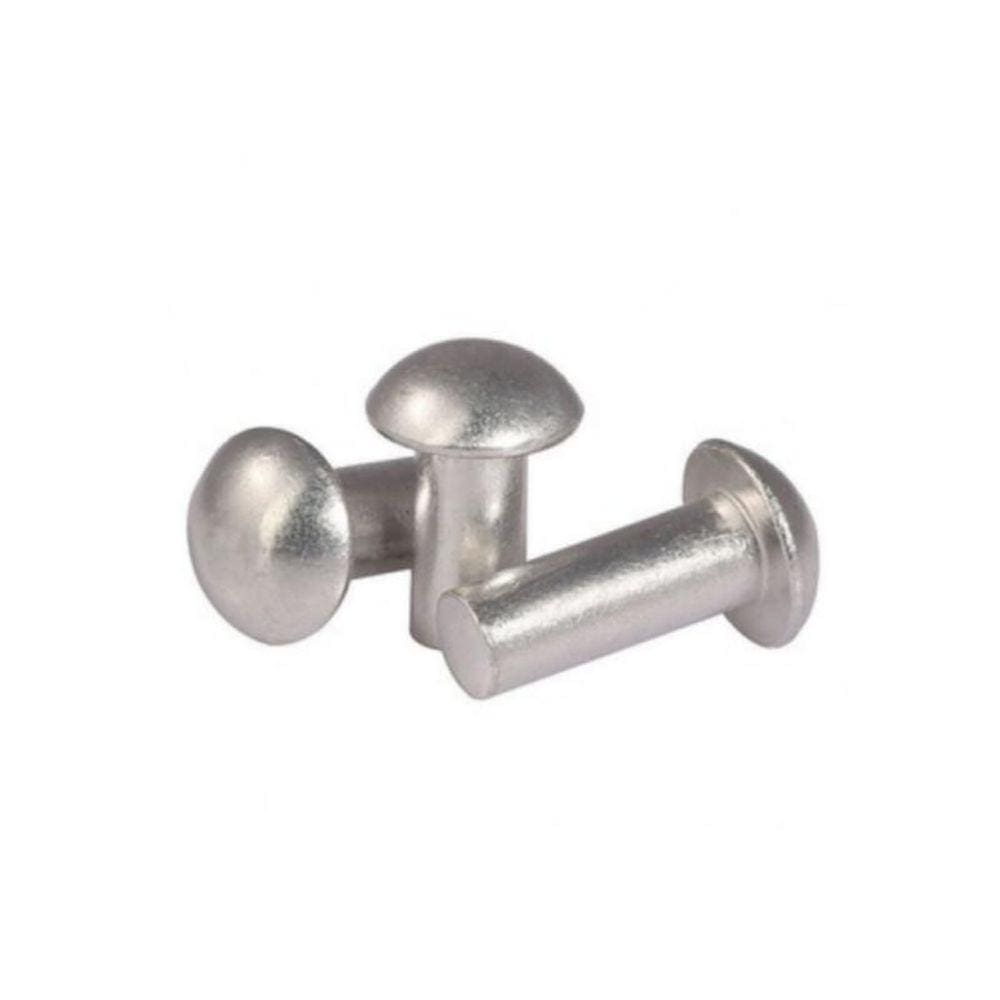 Rebite Maciço Cabeça Redonda 3/16 X 1 Alumínio 1 Kg