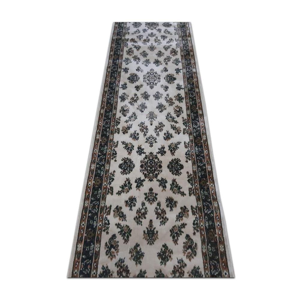 Passadeira 2M Belga Aveludado 60X200Cm Floral Bege