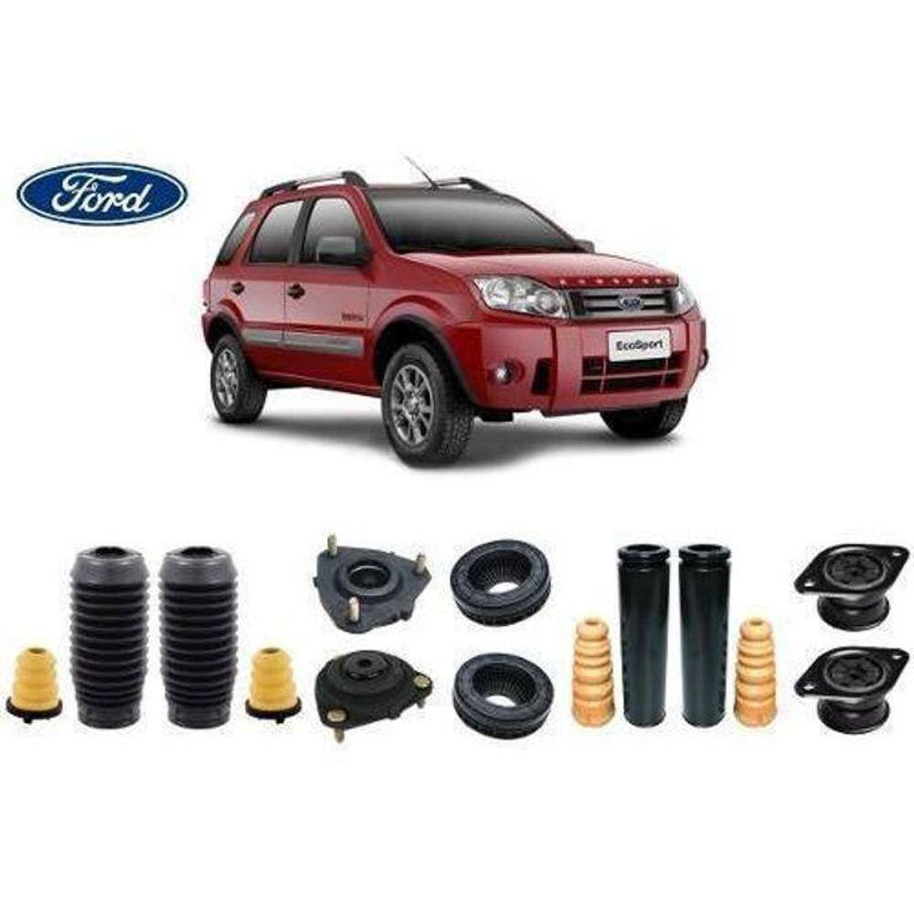 4 Kit Coxim Rolamento Dianteiro Traseiro Ecosport 2006 2007 2008 2009