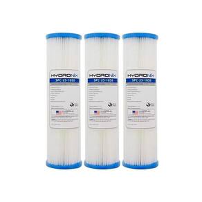 Kit 3 Refil Plissado Hydronix 50M 10X2.1/2 Spc-25-1050