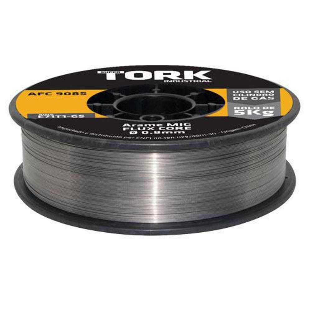 Arame Solda Mig Sem Gás Super Tork 0.8Mm Rolo 5 Kg Afc 9085