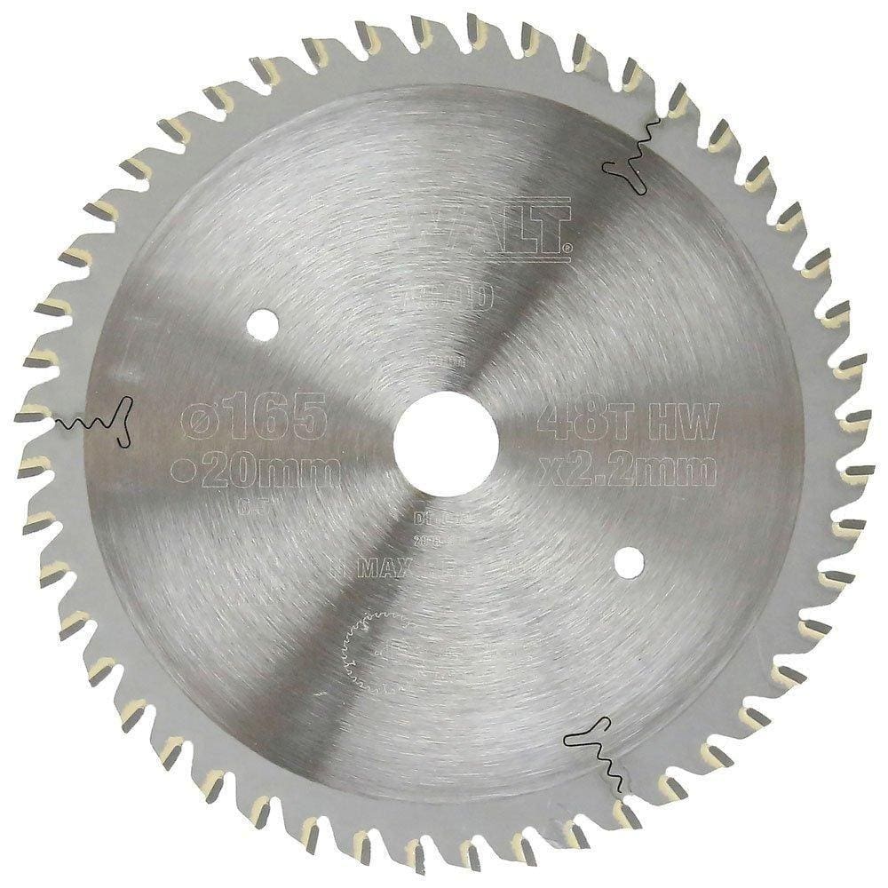 Lamina Serra Circular 165Mm 6.1/2 48D Madeira Dewalt