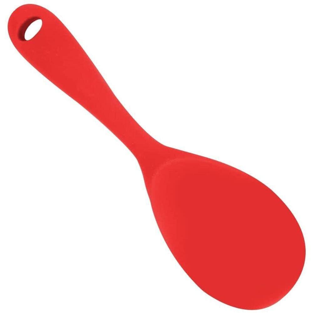 Colher De Servir De Silicone Vermelho