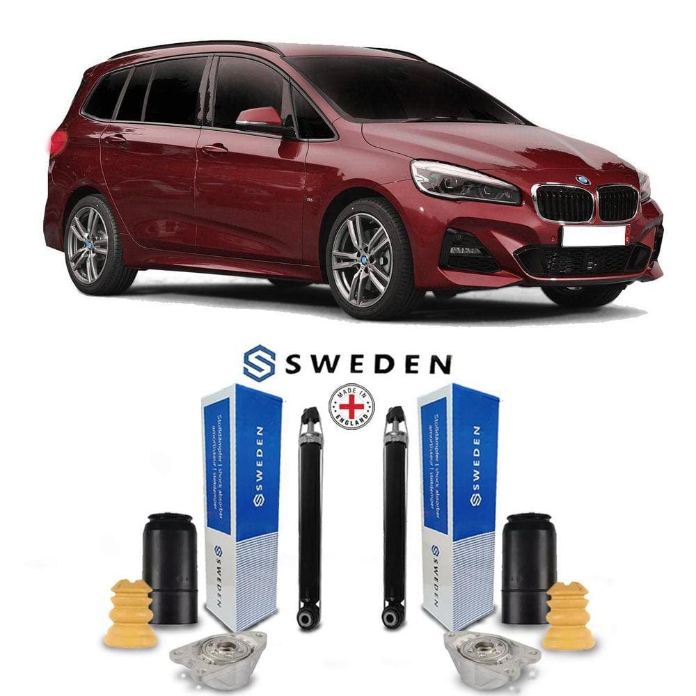 2 Amortecedores + Kit Batente Traseiro Bmw 220I 2015 A 2018