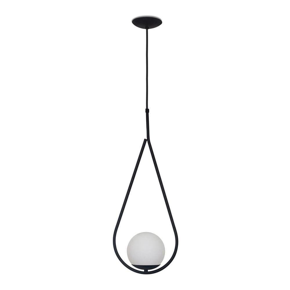 Pendente Spotline 779/1 Gota 1L E27 Preto