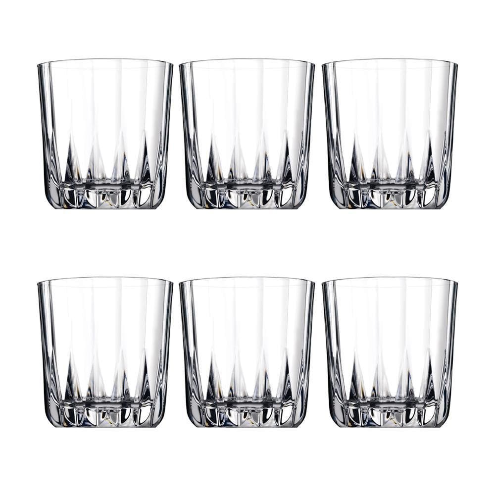 Conjunto 6 Copos Baixo Vidro 300Ml Dara Class Home