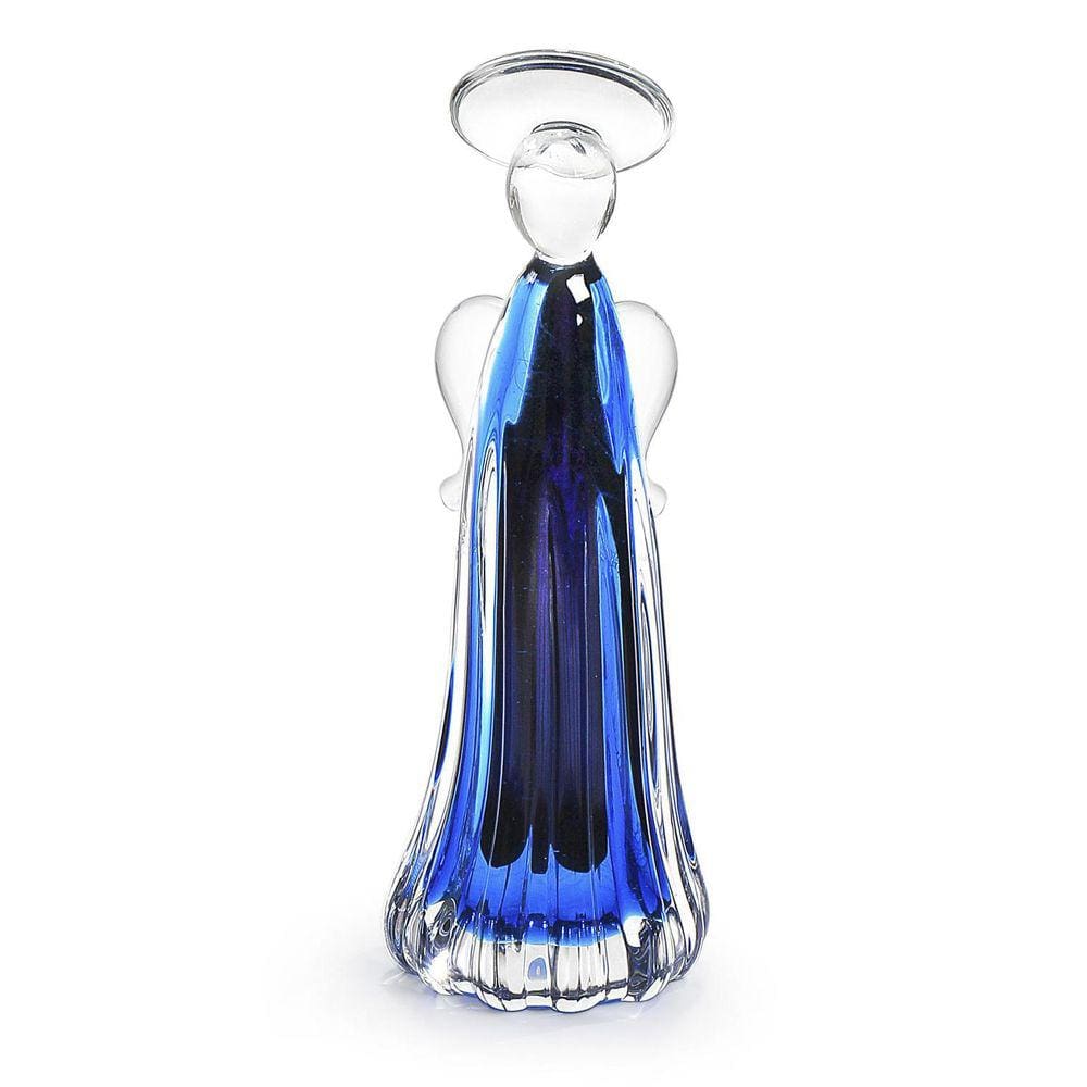Anjo Em Cristal Murano Azul Oxford - São Marcos