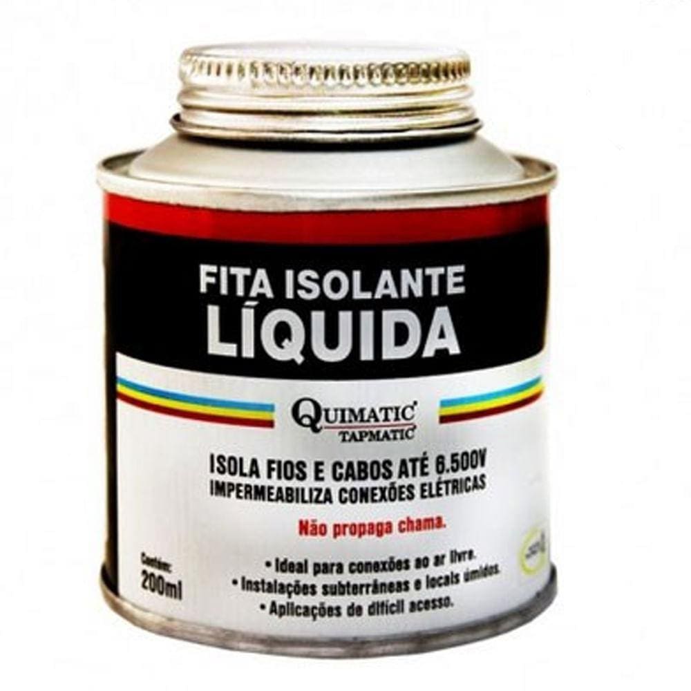 Fita Isolante Líquida Incolor 200Ml Quimatic Bi1