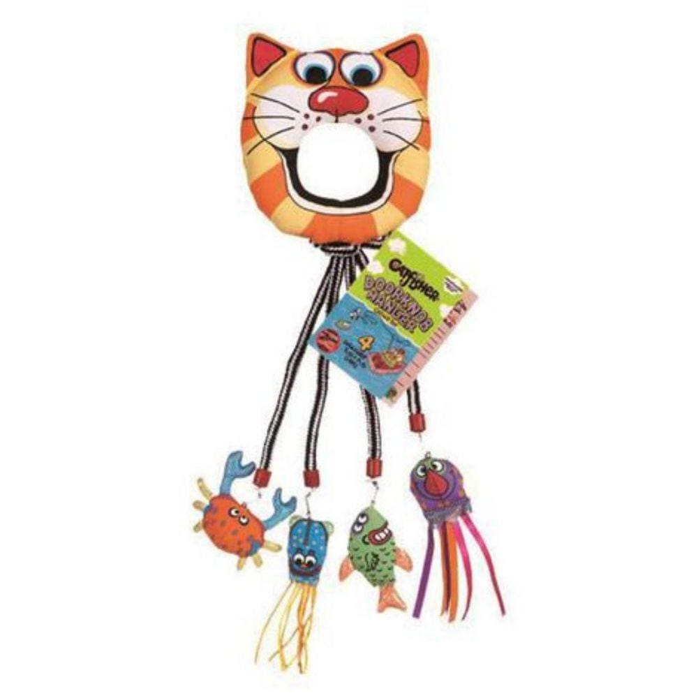 Brinquedo Para Gato Catfisher Doorknob Hanger Fatcat
