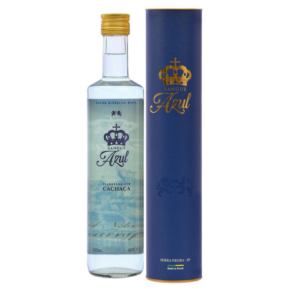 Cachaça Sangue Azul Família Carra 500 Ml