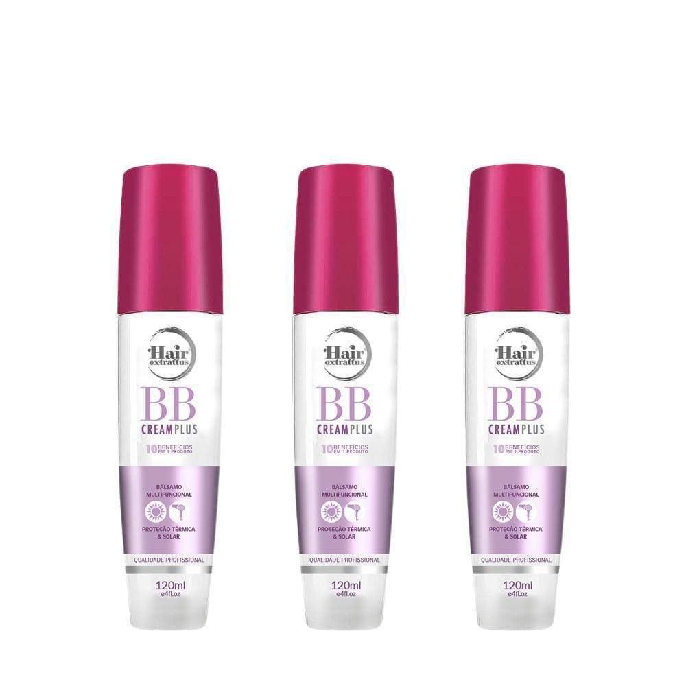 Kit 3 Bb Cream Hair Extrattus 120Ml