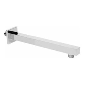 Braço/Tubo Quadrado Para Chuveiro/Ducha Inox 38 Cm Luxo