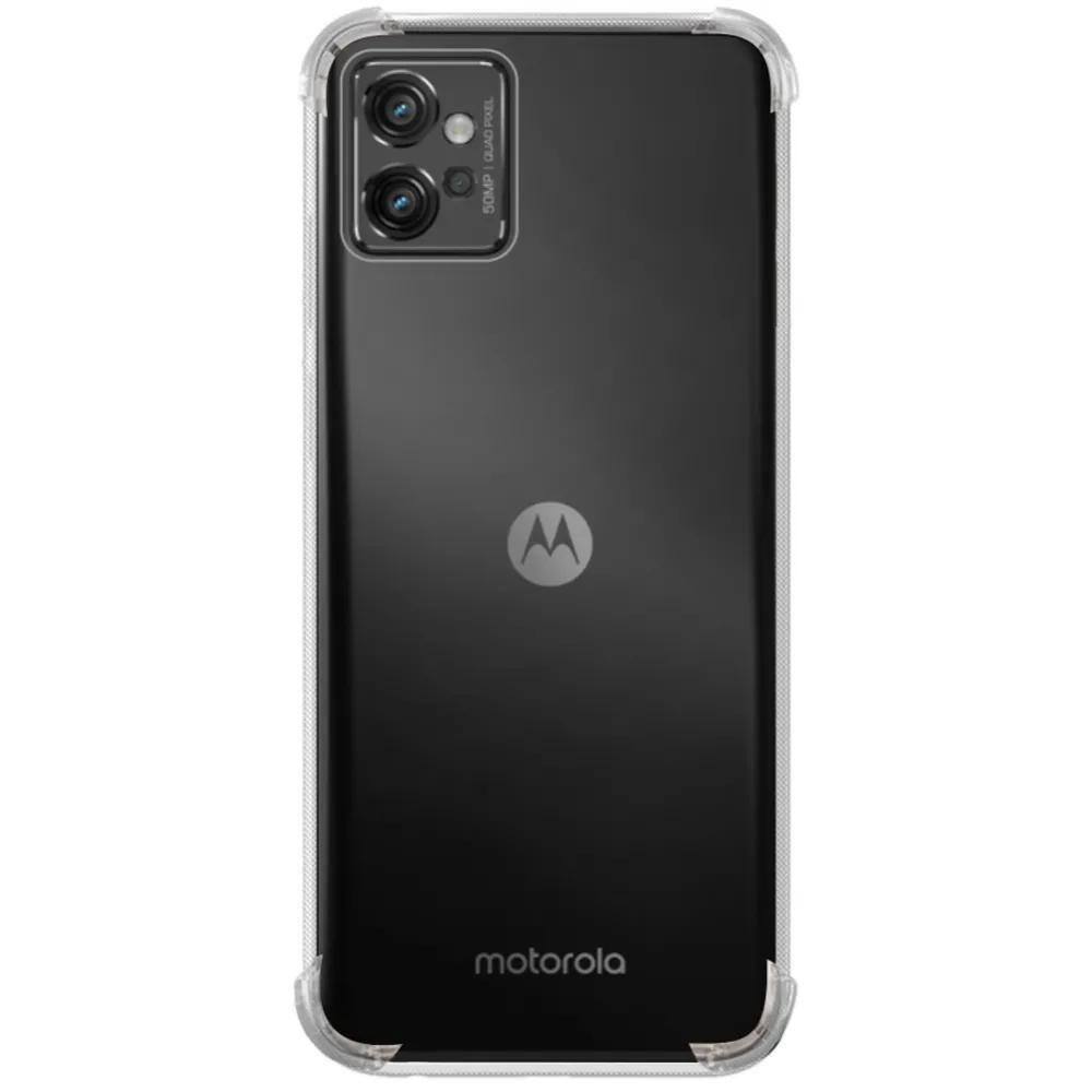 Capinha Antishock Moto G32 Em Silicone Transparente
