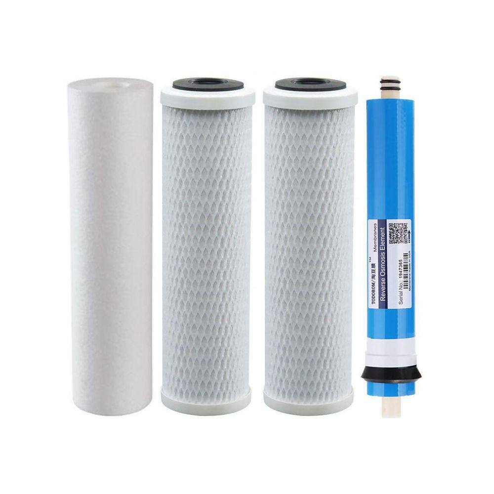 Kit Refil Osmose Reversa Consumo 190 L/Dia Membrana 50Gpd