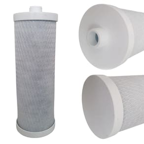 Refil Filtro Carbon Block Acqualimp Antigo Preto Azul Carvão