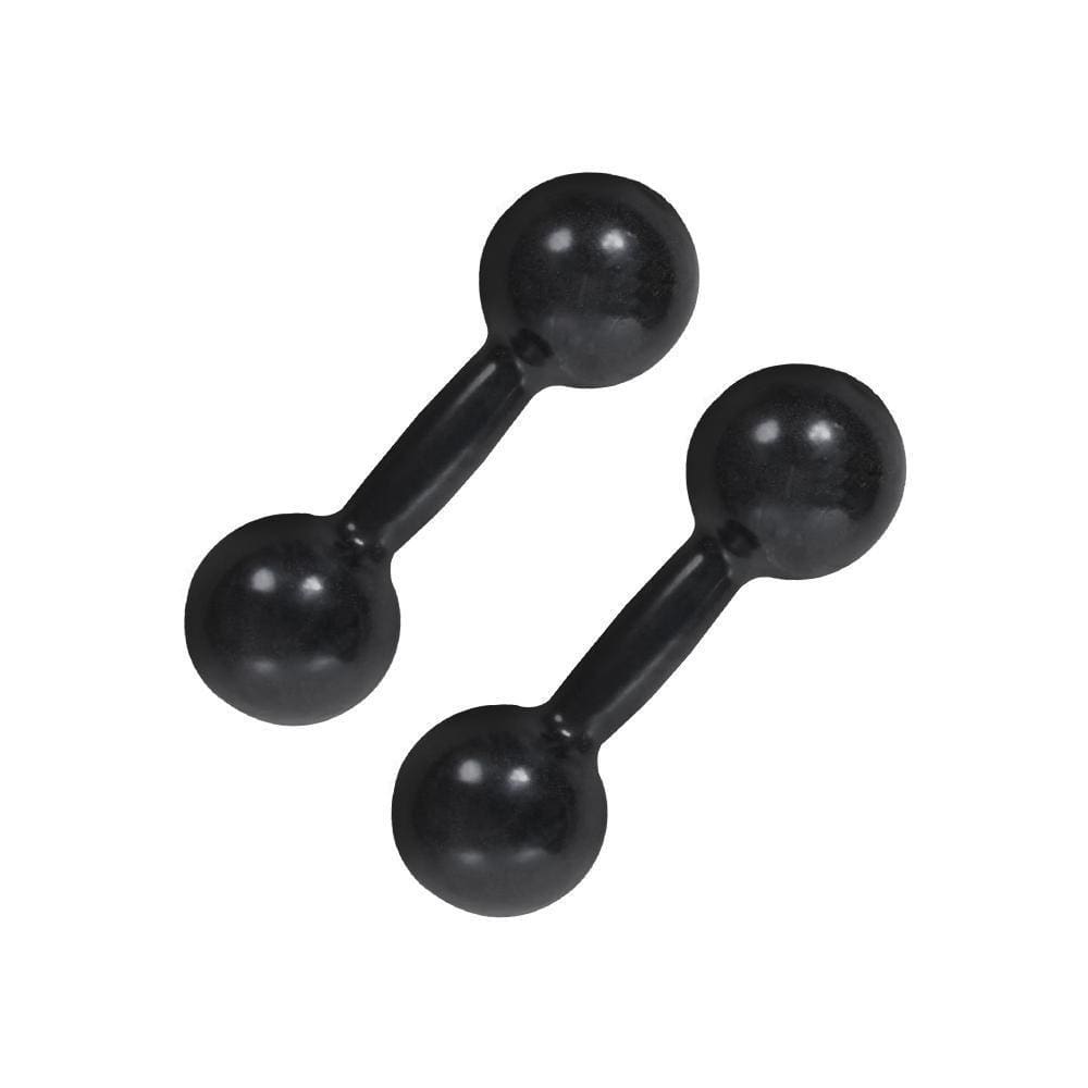 Par De Halter Bola Emborrachado 7Kg Academia Fitness Peso