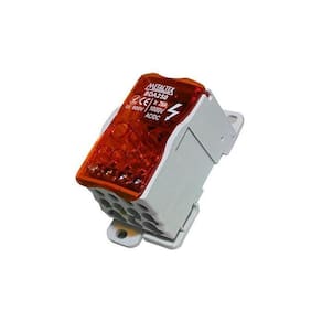 Bloco Distrib. Modular 255A 12 Terminais Bda250 Metaltex
