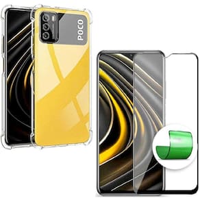 Capa Capinha + Película 9D Cerâmica Poco M3