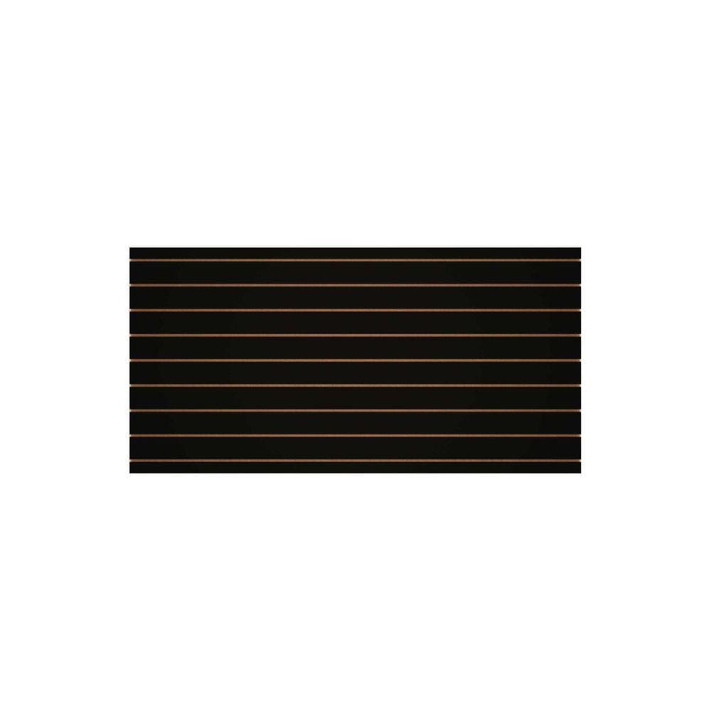 Painel Canaletado Preto Mdf - 18Mm - 180Cm X 90Cm