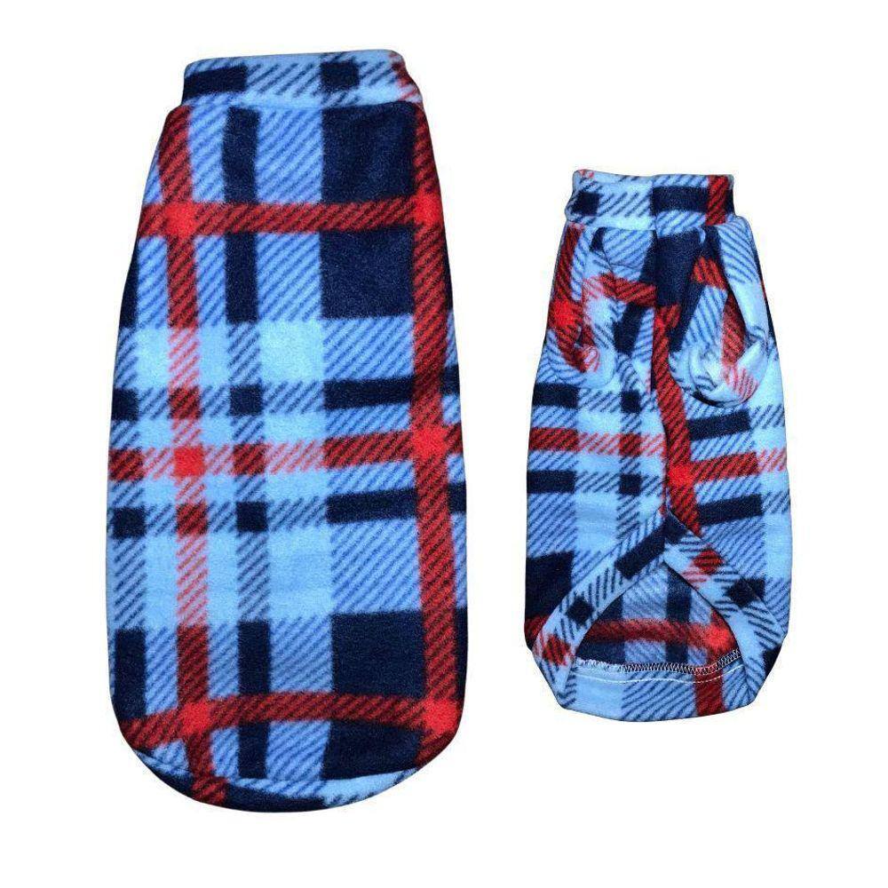 Roupa Para Cachorro - Suéter De Inverno Azul Egg