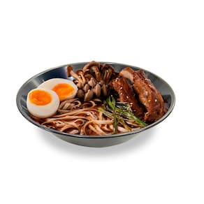Tigela Japonesa Para Lámen Lamenbati Preta Lisa 20X7Cm