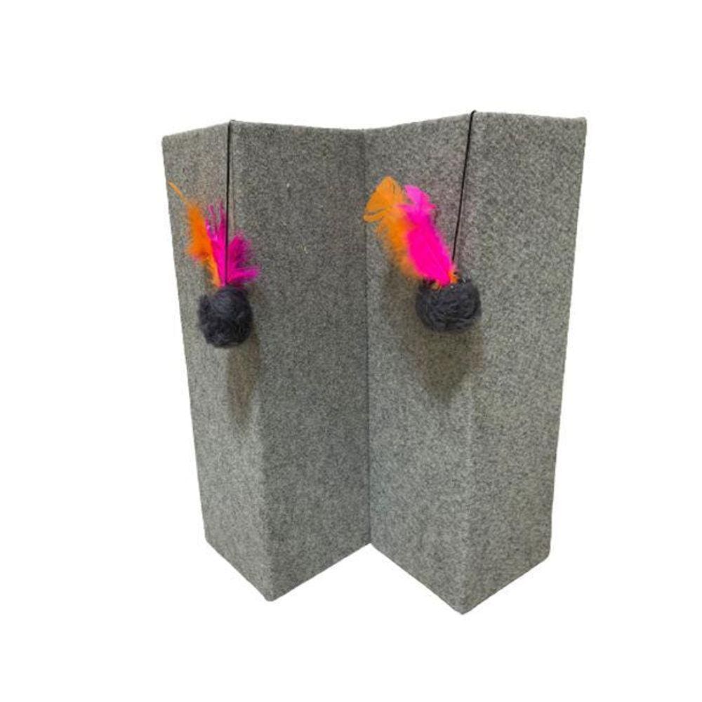 Brinquedo Pet Gatos Cama Box E Canto De Sofá Com 2 Peças