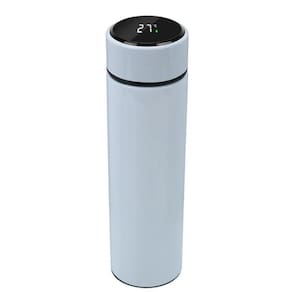 Garrafa Termica Inteligente Com Termometro Led Digital 500Ml
