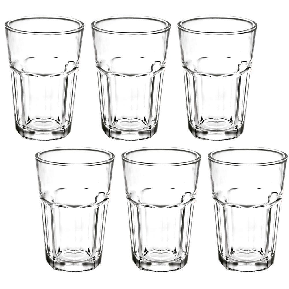 Conjunto 6 Copos De Vidro Casual 360Ml Class Home