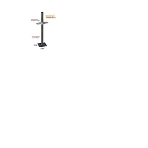 Sapata Regulável Para Andaime Com 45 Cm 1 Peça