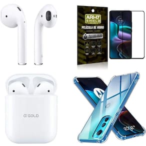 Kit Fone Bluetooth Fn19 Edge 30 + Capa + Película 3D - Army