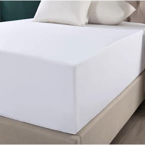 Lençol Cama Queen Branco 260 Fios Altura Especial 40Cm