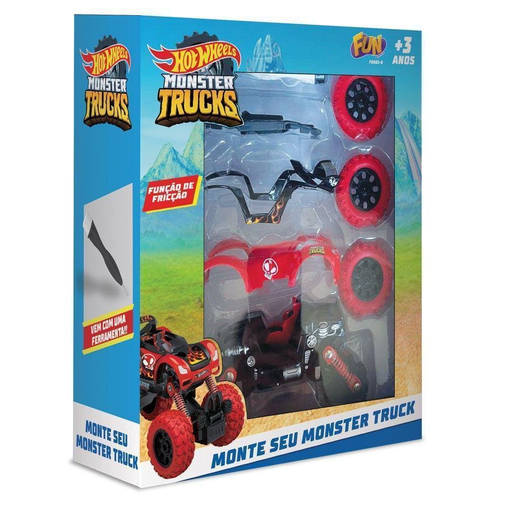 Pista Hot Wheels Monster Trucks Batalha Do Tubarão Mecha FYK14- Mattel