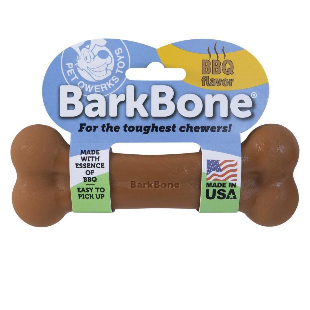 Brinquedo Mordedor Para Cachorro Pet Qwerks Bark Bone Bbq G