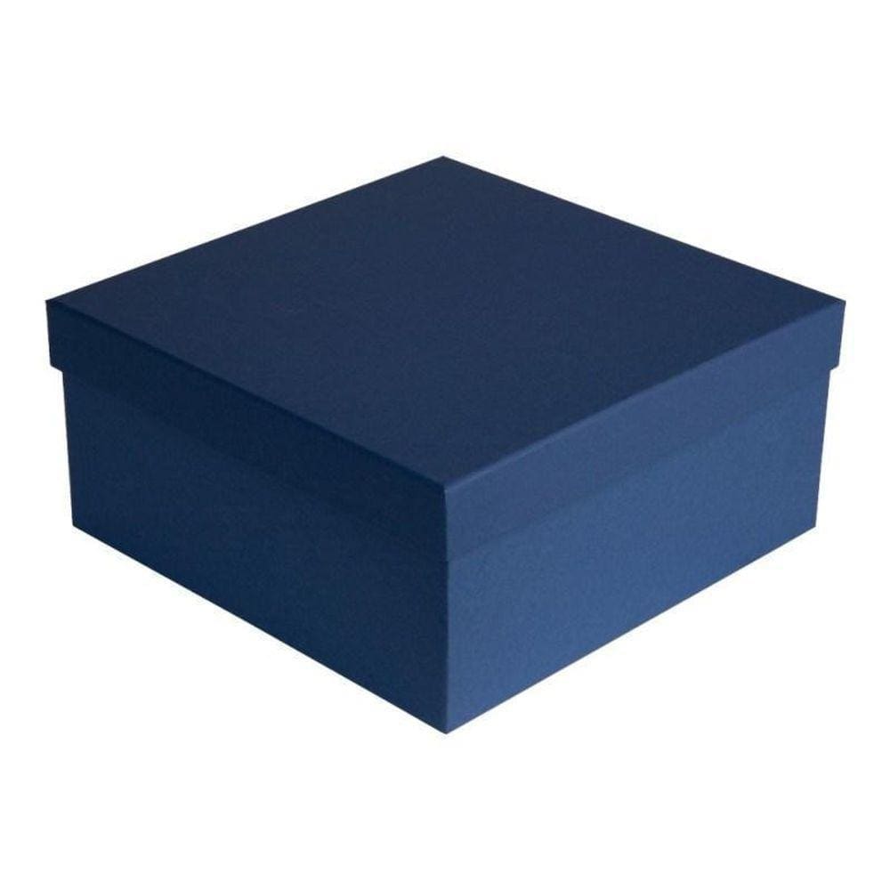 Caixa Rígida Cartonada Presente 20 X 20 X 7 Azul Marinho