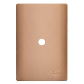 Placa Furo Com Suporte 4X2 - Dicompel Novara Ouro Rose