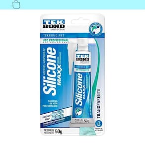 Silicone Aquário Maxx Transparente Atóxico 50G Tekbond