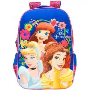 Mochila Escolar Princesas Disney Infantil Reforçada