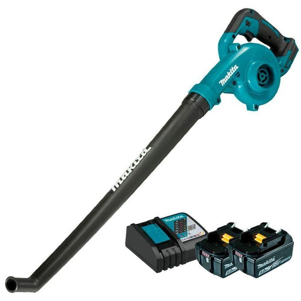 Soprador Folhas A Bateria 18V Makita Dub186Z-P 2 Baterias