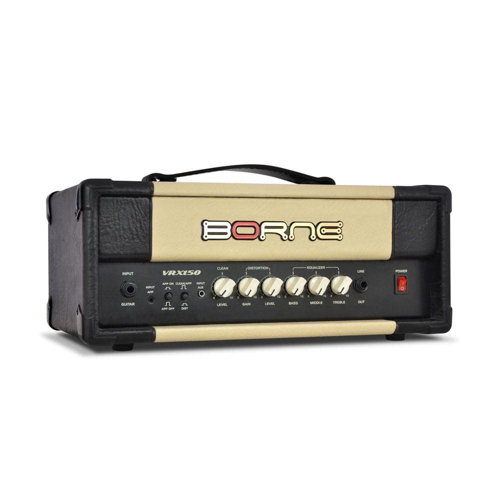 Cabeçote Amplificador De Guitarra Borne Vrx150 Preto/Creme